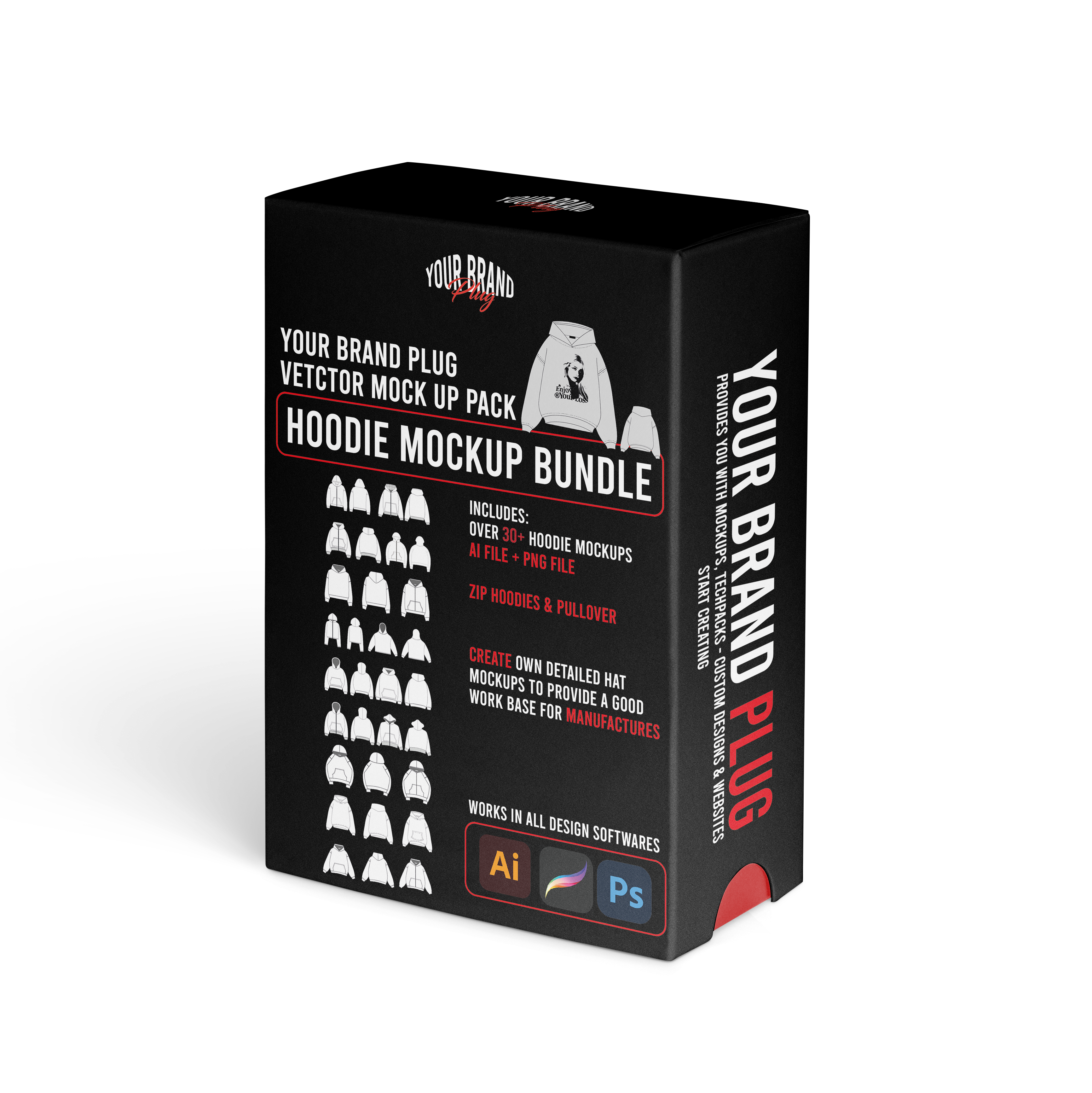 HOODIE MOCKUP BUNDLE